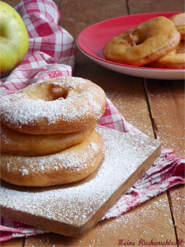 Rezeptbild: Ausgebackene Apfelküchlein