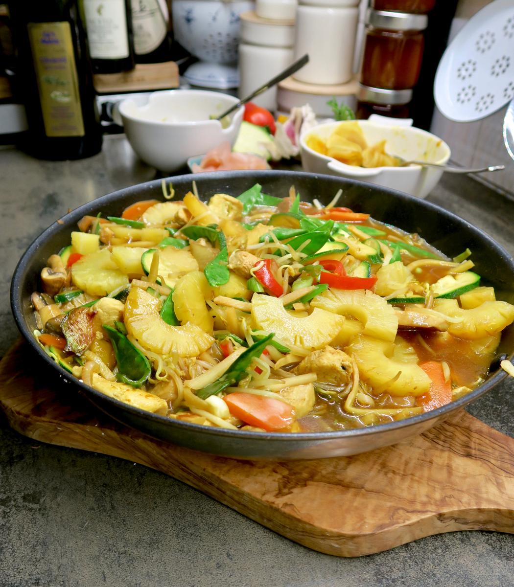 Rezeptbild: Ananas Chicken Sweet & Spicy