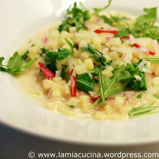 Rezeptbild: Kartoffelrisotto (Patatotto) mit Radieschen