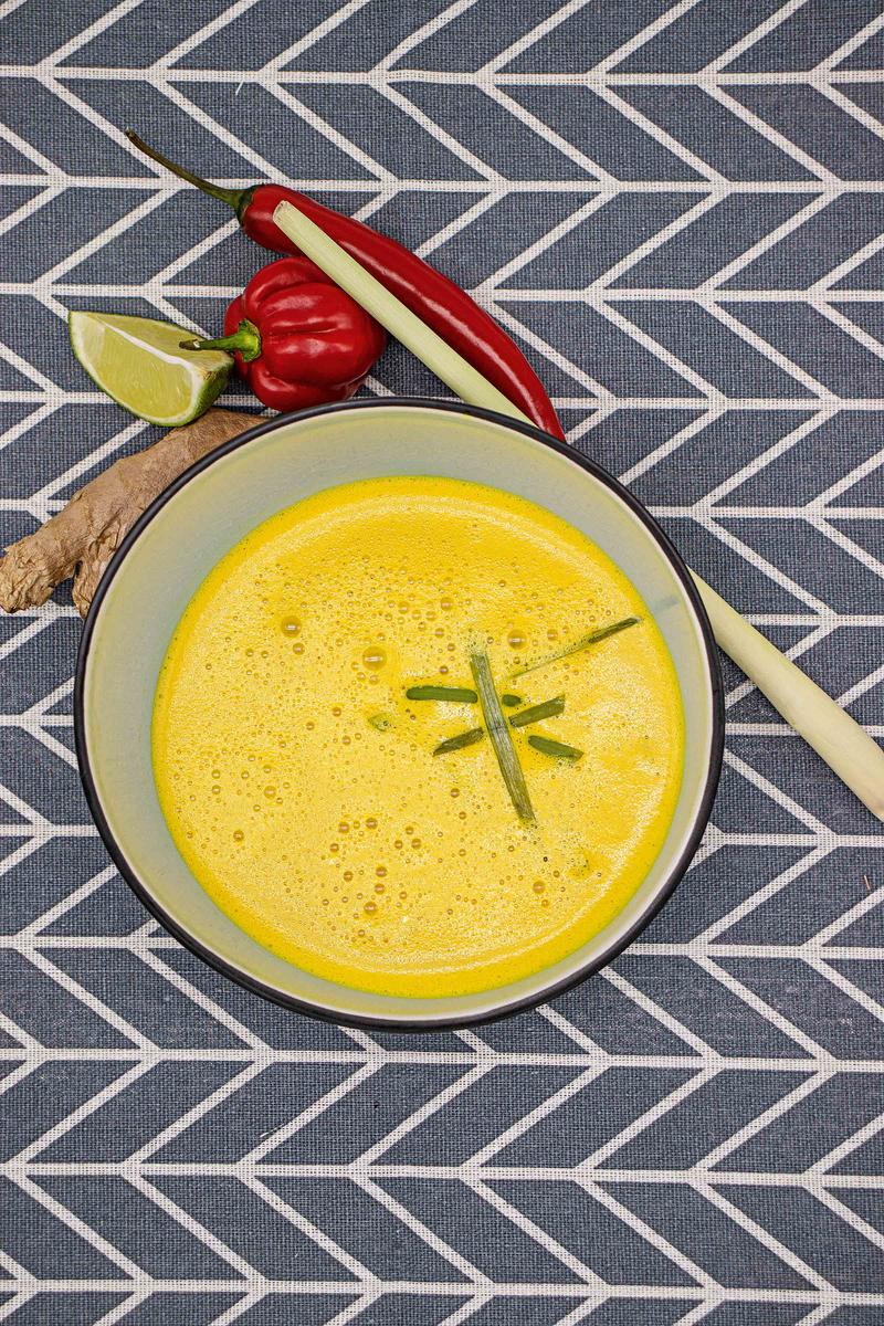 Rezeptbild: Kokosnuss-Masala-Suppe