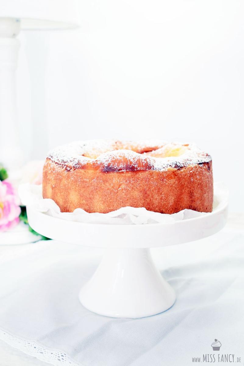 Rezeptbild: Kleiner Quarkkuchen mit einem Touch Orange