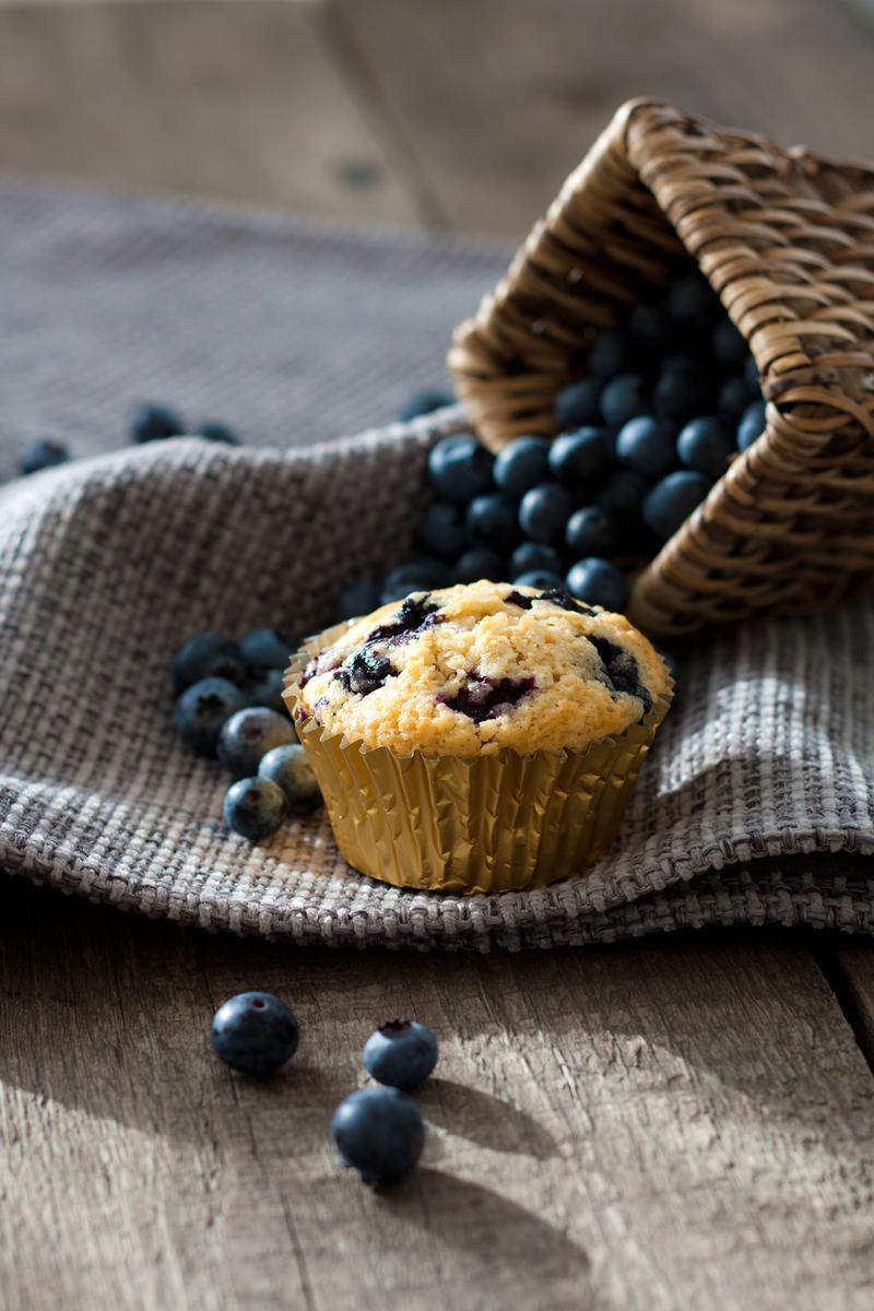 Rezeptbild: Die besten Blaubeermuffins