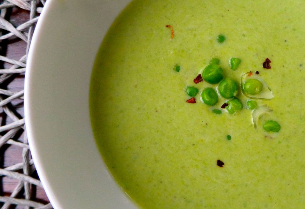 Rezeptbild: Erbsen-Limonen-Cremesuppe 