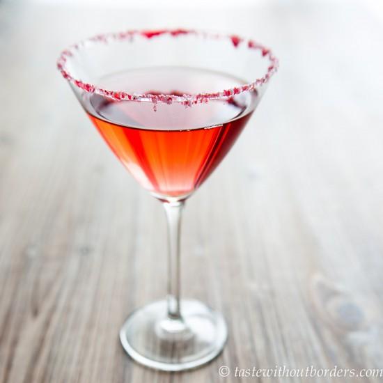 Rezeptbild: Lebkuchen-Sauerkirsch-Prosecco