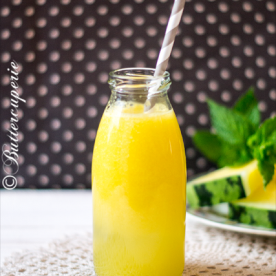 Rezeptbild: Melonen-Minz Drink