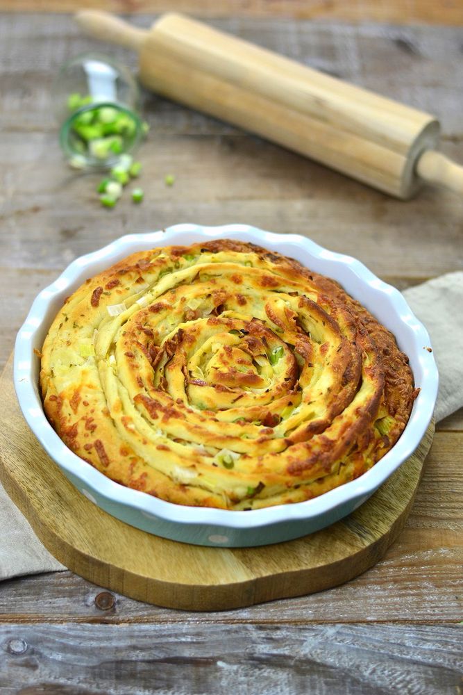 Rezeptbild: Ein herzhaftes Pinwheel