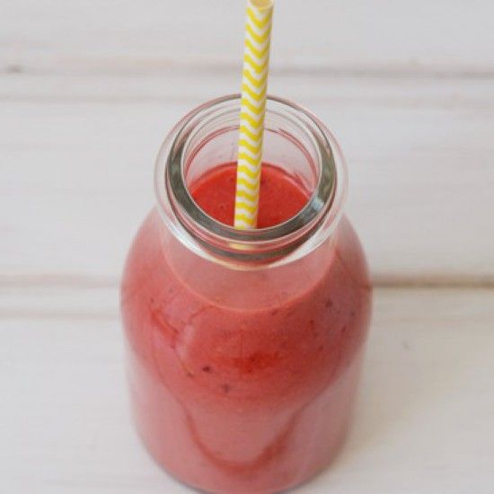 Rezeptbild: Ananas-Himbeer-Smoothie