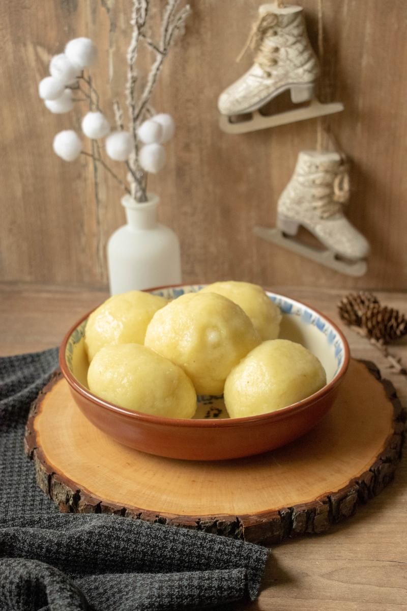 Rezeptbild: Halbseidene Kartoffelknödel