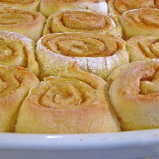 Rezeptbild: Pumpkin Cinnamon Rolls (Kürbis-Zimt-Schnecken)