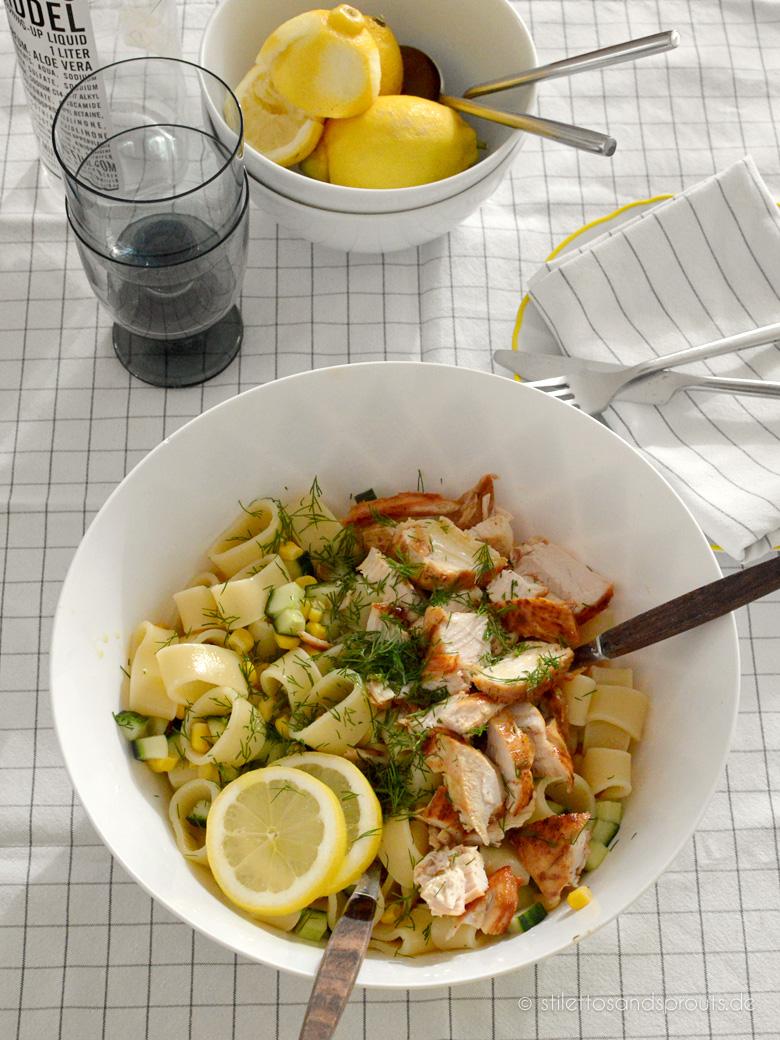 Rezeptbild: Lemon Pasta Chicken Salad