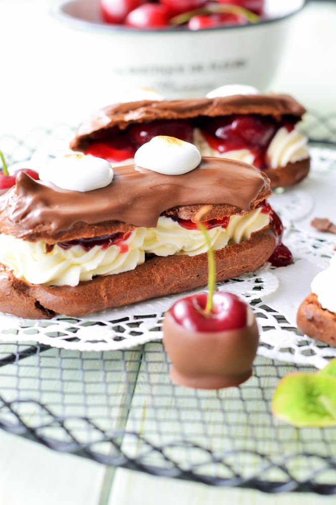 Rezeptbild: Windbeutel ála Schwarzwälderkirsch