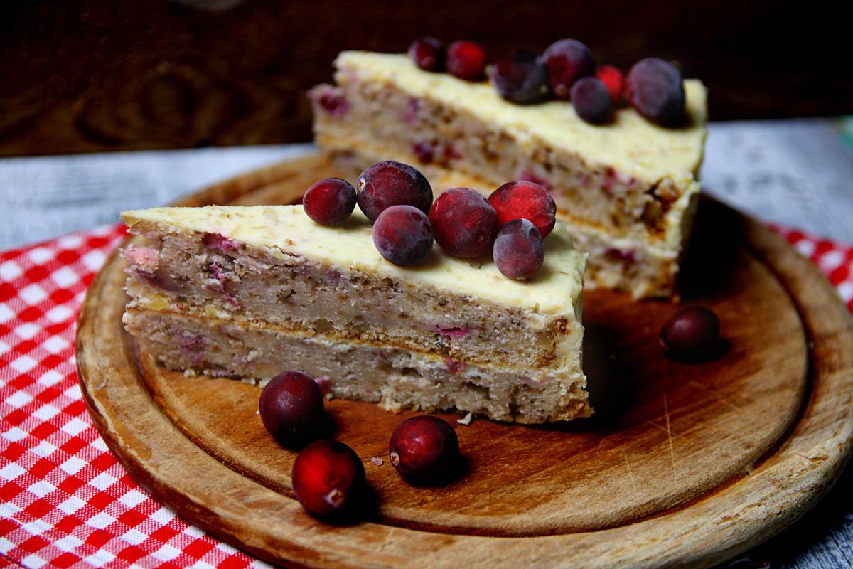 Rezeptbild: Cranberrykuchen