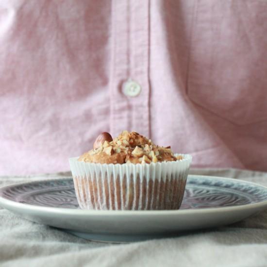Rezeptbild: Haselnuss-Birnen-Muffins