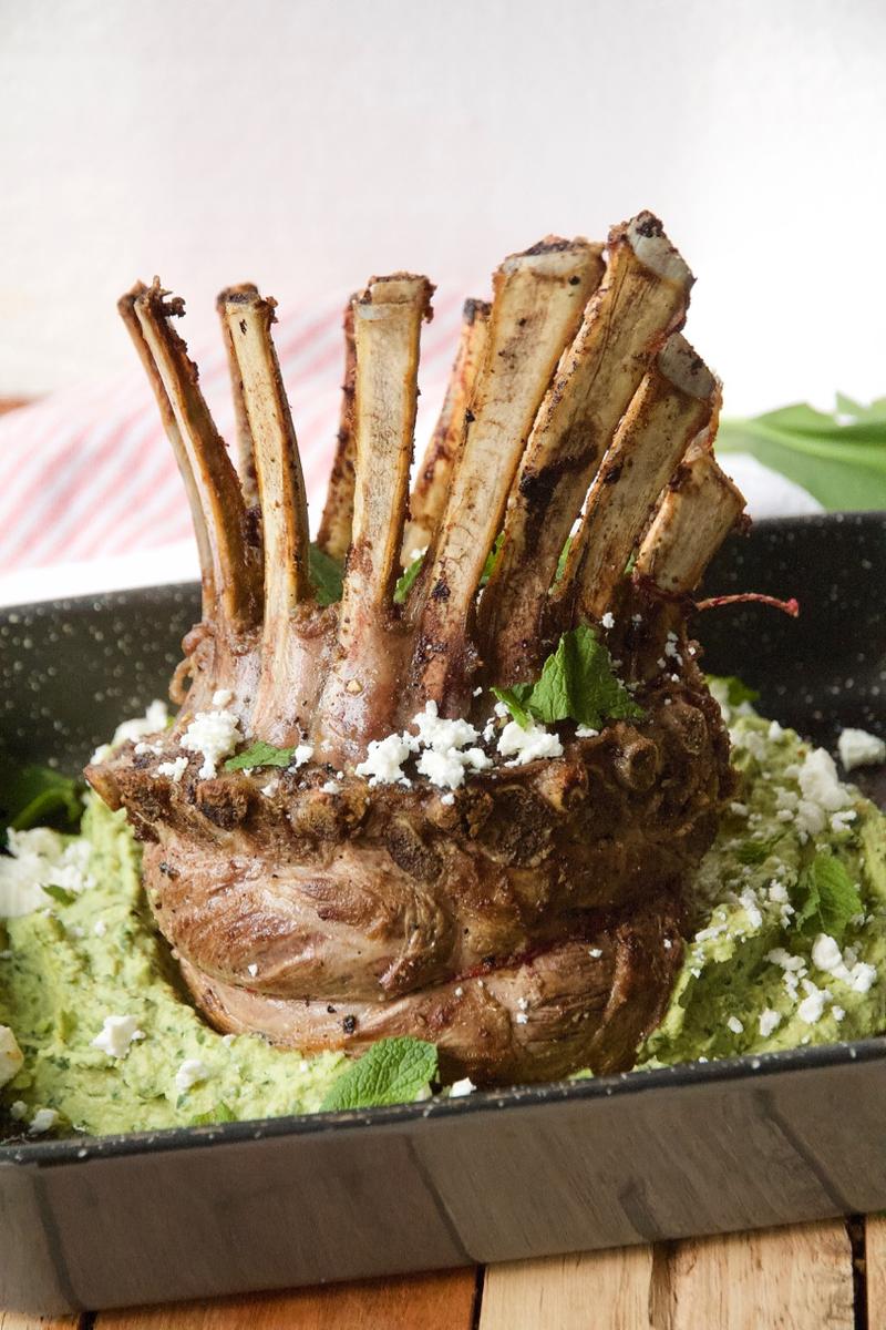 Rezeptbild: Orientalische Lammkrone für Ostern