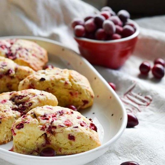 Rezeptbild: Cranberry Cream Scones