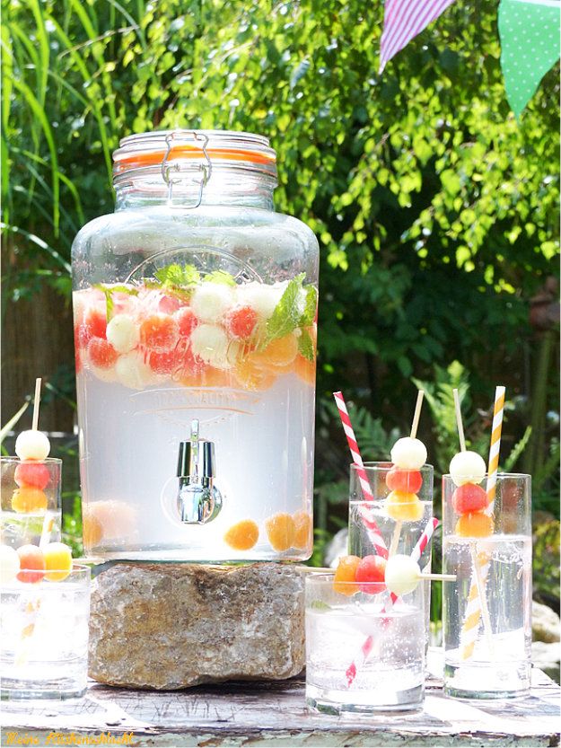 Rezeptbild: Melone & Russian wild Berry Spritz ( Alkoholfrei )
