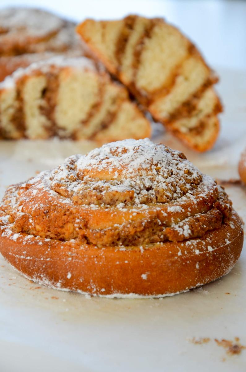 Rezeptbild: Nussschnecken mit Erdnussbutter