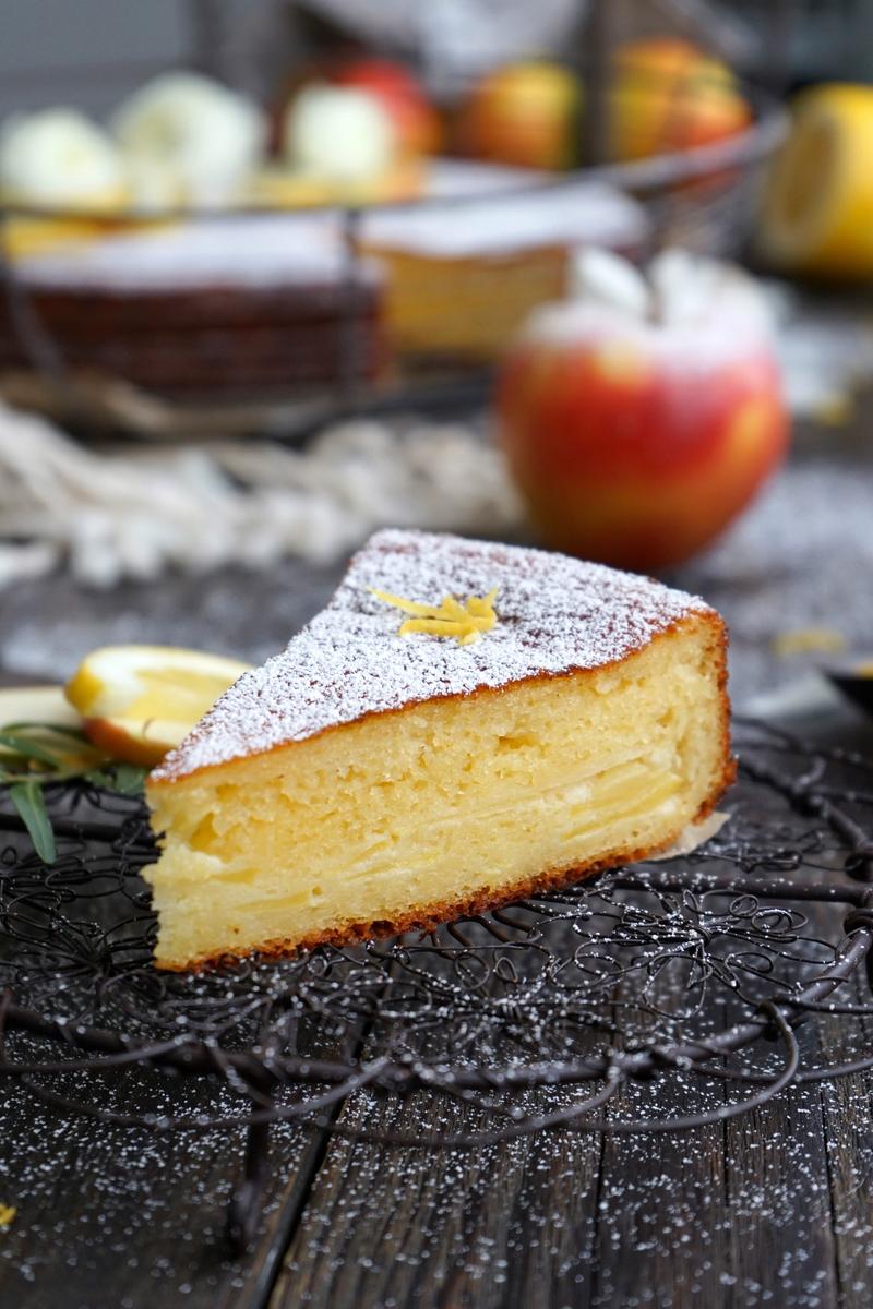 Rezeptbild: Apfel-Quarkkuchen in 20 Minuten gemacht!