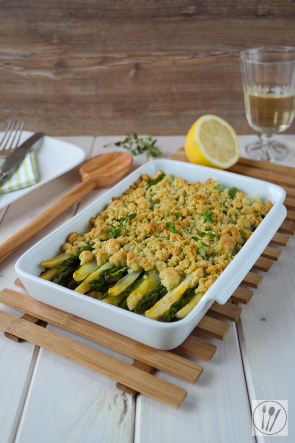Rezeptbild: Spargel Crumble 