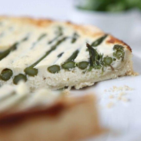 Rezeptbild: Grüne Spargelquiche