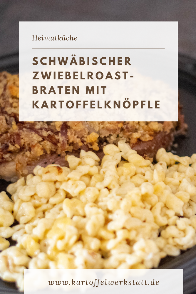 Rezeptbild: Zwiebelroastbraten mit Kartoffelknöpfle