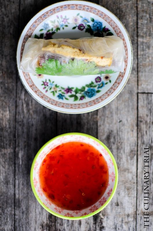 Rezeptbild: Sommerrollen mit Tofu und Koriander