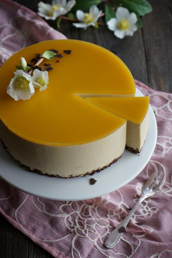 Rezeptbild: Mango Cheesecake no-bake