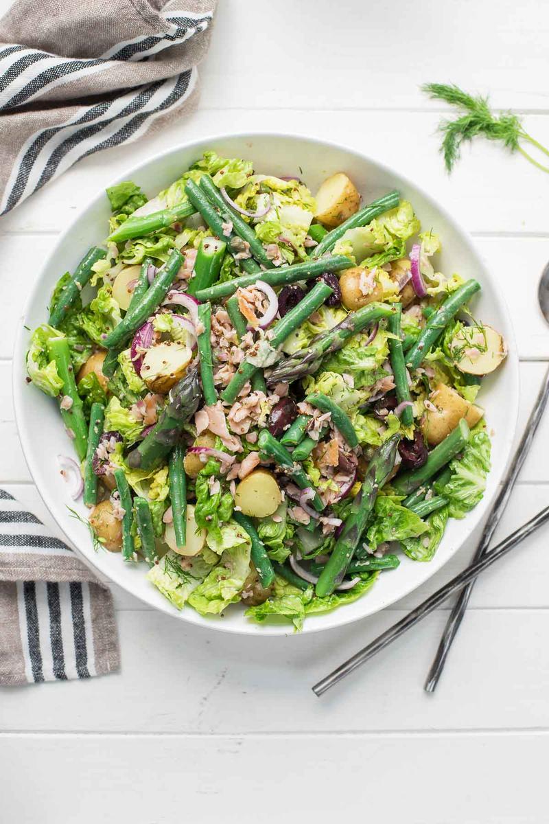 Rezeptbild: Nizza-Salat (Salade Niçoise) mit Räucherlachs