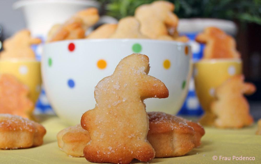 Rezeptbild: Osterhasen aus Quark-Öl-Teig
