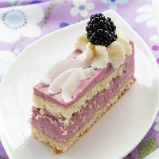 Rezeptbild: Brombeer-Kokos-Kuchen