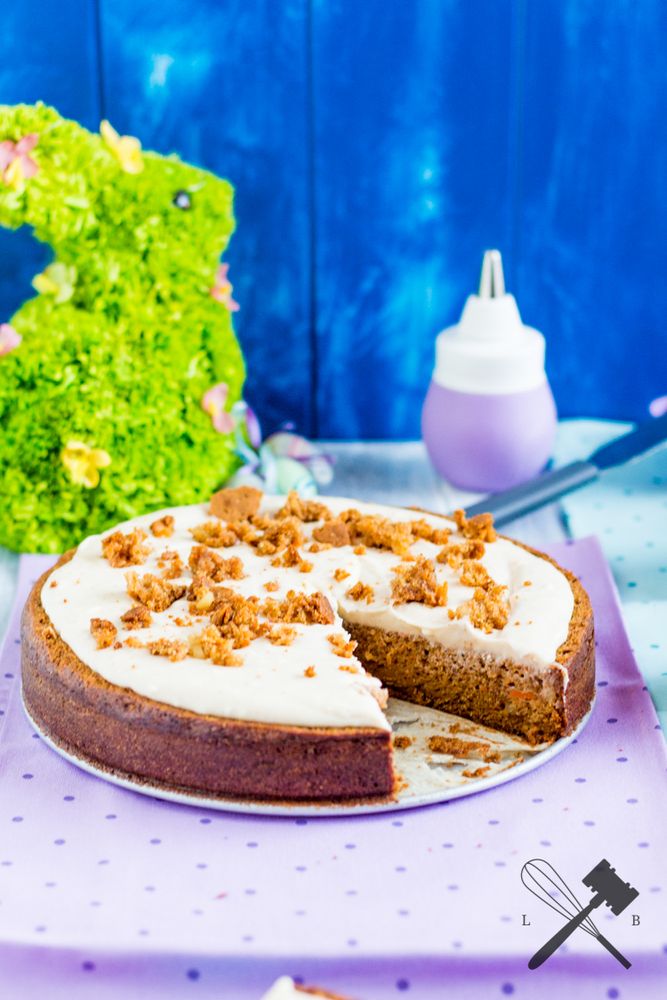 Rezeptbild: Karottenkuchen mit Mascarpone Glasur