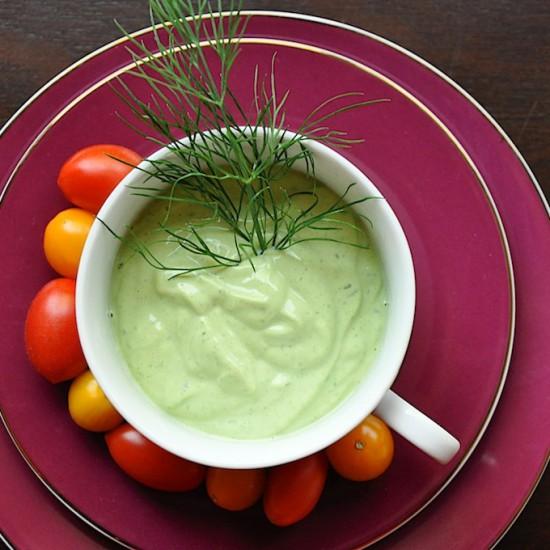 Rezeptbild: Tofu Dill Mayonnaise