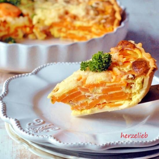 Rezeptbild: Möhrentarte