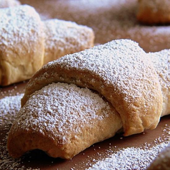 Rezeptbild: Joghurt-Cornetti mit Schokoladenfüllung
