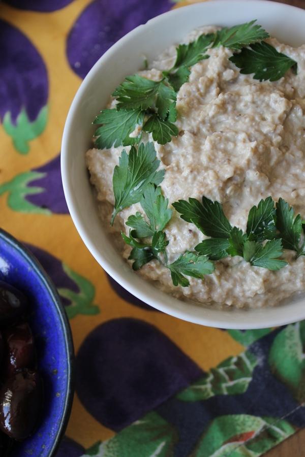 Rezeptbild: Auberginen-Joghurt-Creme