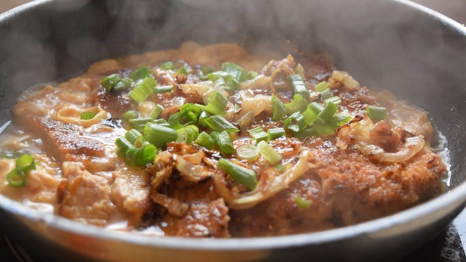 Rezeptbild: Katsudon mit deutschen Zutaten