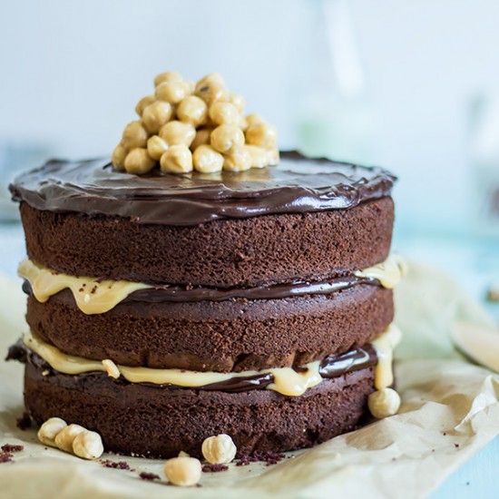 Rezeptbild: Törtchen mit Fleur de Sel Ganache & Dulce de Leche