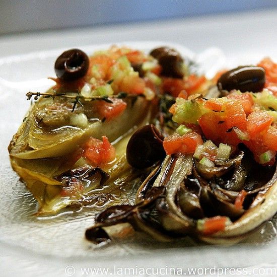 Rezeptbild: Radicchio und Chicoree vom Blech