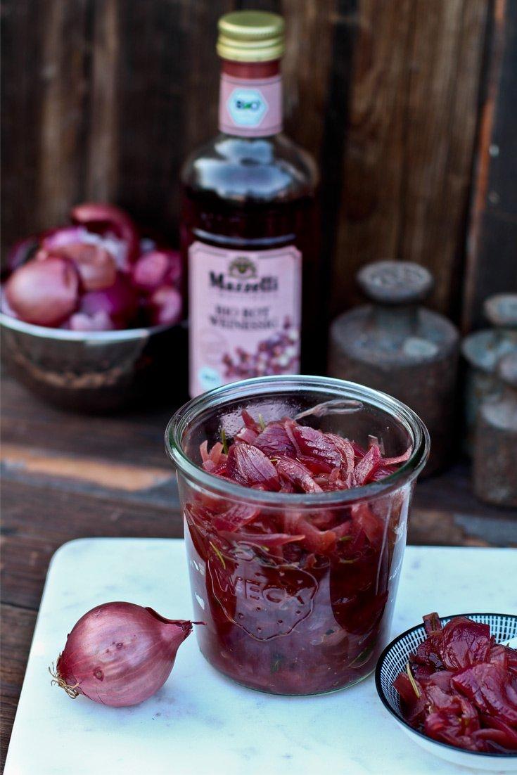 Rezeptbild: Portwein Balsamico Zwiebeln