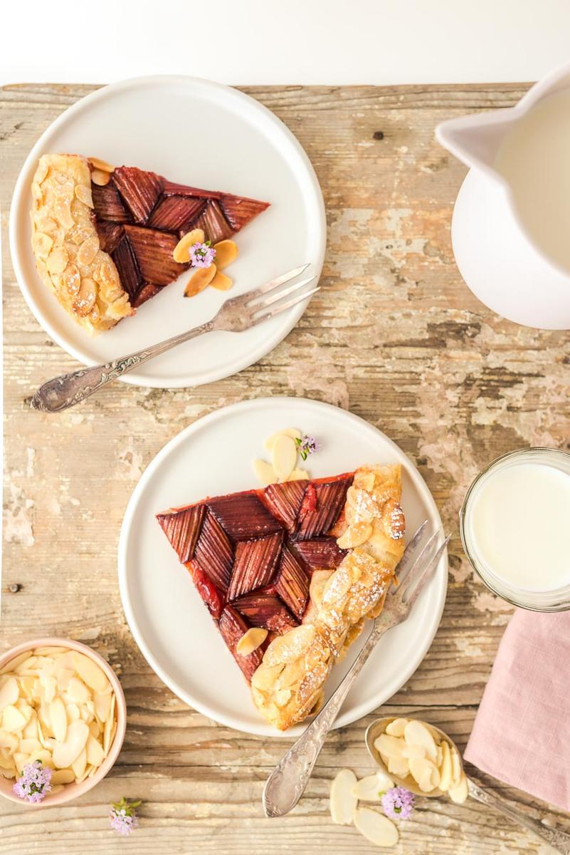 Rezeptbild: Rhabarber Galette