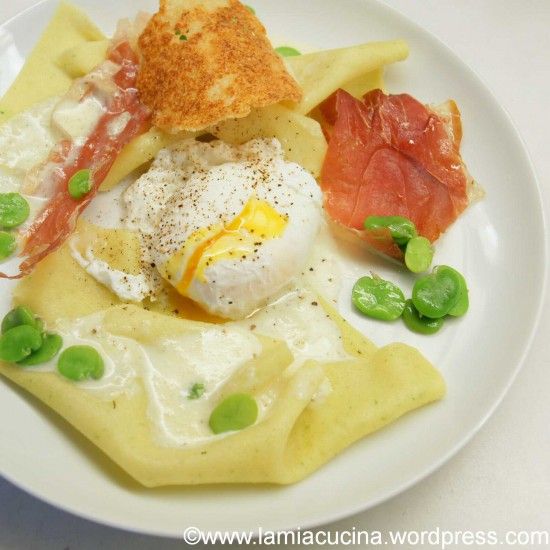 Rezeptbild: Fazzoletti carbonara