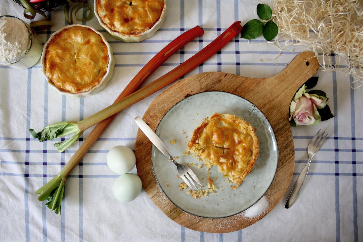 Rezeptbild: Mini Rhabarber Pies