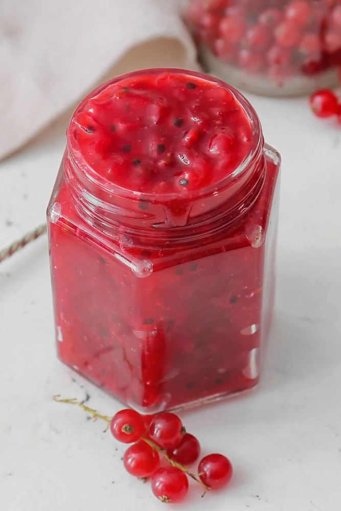 Rezeptbild: Johannisbeer Marmelade mit Pfiff