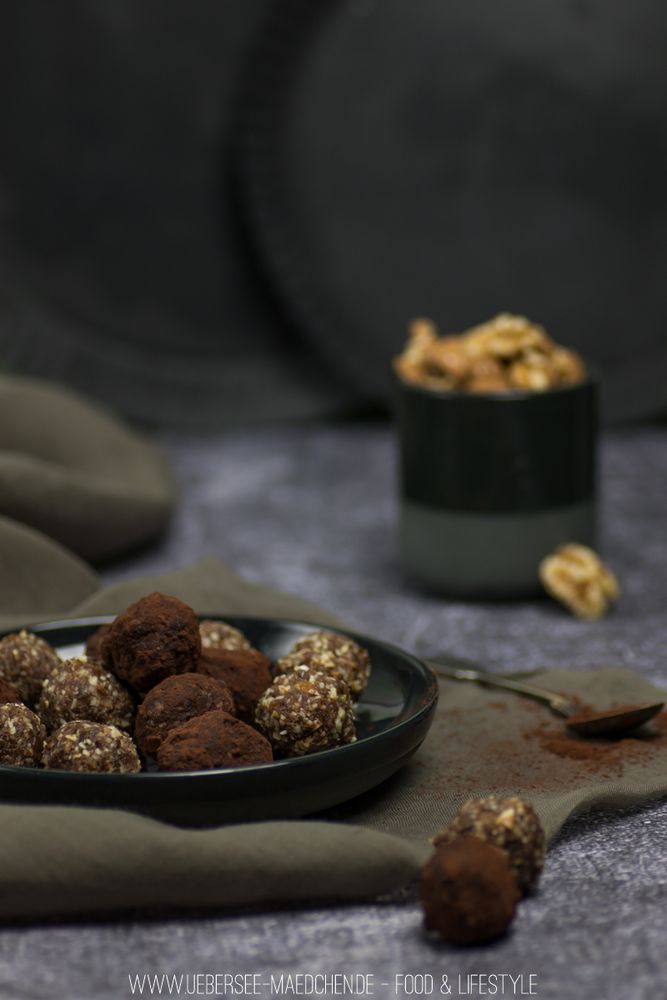 Rezeptbild: Gesunde Nusskugeln für unterwegs