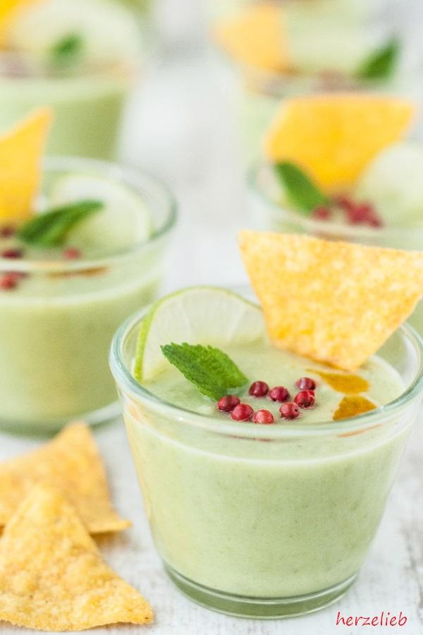 Rezeptbild: Avocadosuppe - besonders kalt ein Genuss