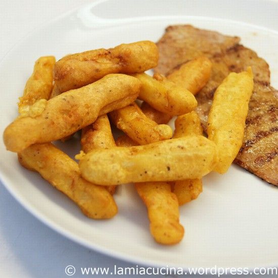 Rezeptbild: Steckrüben Pakora mit Curryschnitzel