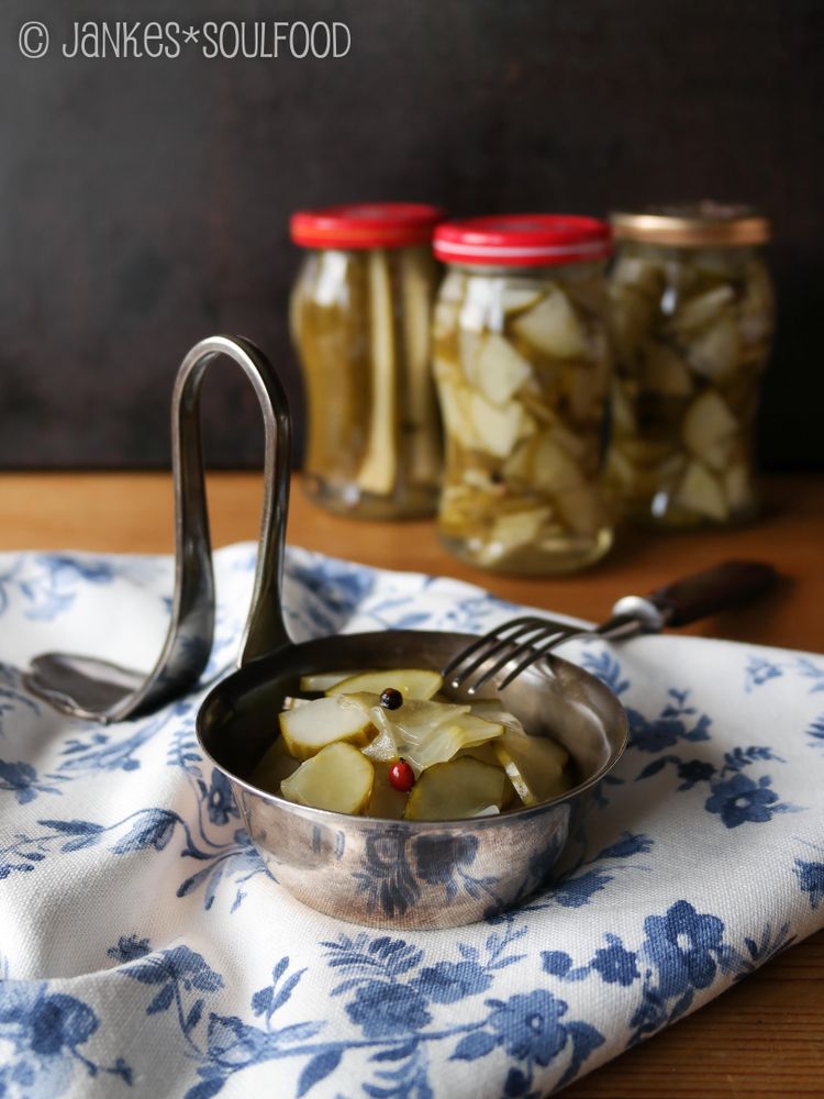 Rezeptbild: Eingekochte Salatgurken
