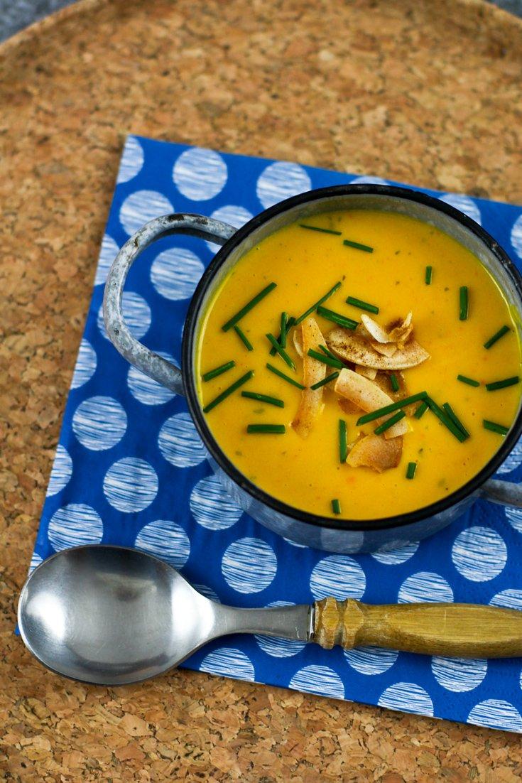 Rezeptbild: Hokkaido Kürbissuppe Rezept