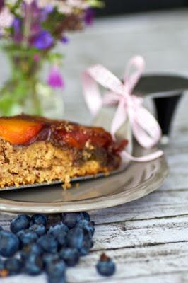 Rezeptbild: Karamellisierter Pfirsich Upsidedown Kuchen 