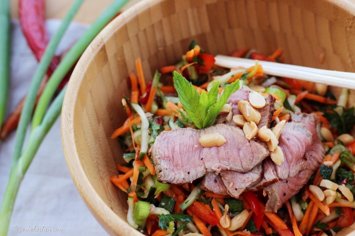 Rezeptbild: Steak-Salat Thai Style